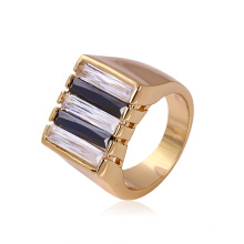 Xuping Neutral Gold-Plated Metall Zirkon Ring